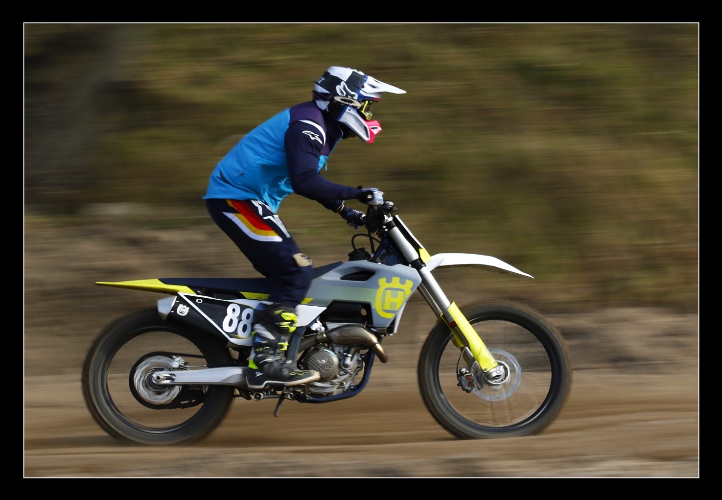 Husqvarna motocross rider